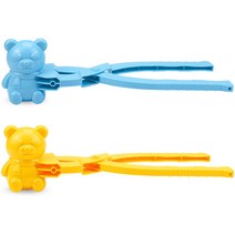 (무료배송)눈집게 스노우볼 메이커 곰돌이 32cm 2p