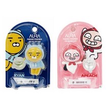 LG 아우라 카카오프렌즈 차량용 방향제_라이언 어피치 본품 리필 2ml 택, 리필2개입(플라워바이플로라향)