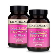 닥터머콜라 우먼 다이제스트 엔자임 90정 Dr. Mercola Full Spectrum Enzymes for Women, 2개