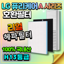 AS480BWFA 국산 LG퓨리케어 공기청정기 A시리즈 스탠드형 호환 교체 필터 H13등급, 고급형  [리얼H13등급 헤파필터+탈취필터]