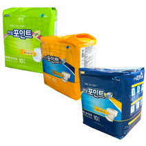 안심 포인트 겉기저귀 고급형 대형 특대형 3팩30매입, 특대형(초록)30매