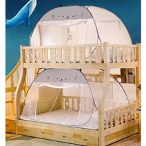 SKANDSALO 2층침대모기장 미니 슈퍼 싱글 원룸 이층 침대 모기장 사이즈 다양, A + 1.35m(4.5피트) 침대