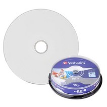 [버바팀시디품질] 버바팀 Verbatim CD-R / DVD-R / RW / DL / 700MB 4.7GB 8.5GB 25GB 50GB 블루레이, BD-R 25GB 프린터블 10p CAKE 6X