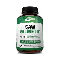 누트리플레어 미국산 쏘팔메토 소팔메토 750mg 120베지캡슐, 1개, 기본