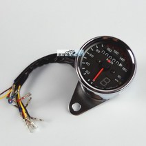 CG125 LED 계기판 튜닝 커스텀 블랙 실버 파츠 카페레이서 클래식, 실버개