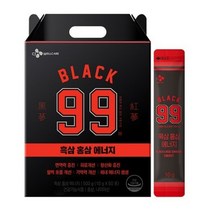 한뿌리 흑삼 홍삼 에너지 스틱 면역 50p, 500g, 20개