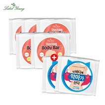 라벨영 쇼킹바디바 카밍버전 5개+쇼킹소금바 2개, set/-