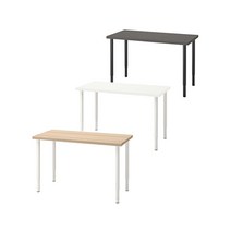 이케아 LAGKAPTEN OLOV 락캅텐 올로브 높이조절 책상 테이블 1200 (594.167.71), 화이트+화이트