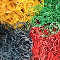 고무줄 고무밴드 다양한규격 노란고무줄, 25mm빨강, 1kg