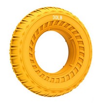 실리콘 그립 악력기 고급형 무소음 경찰 30~80LB 소방체대 학생 직장인 운동기구, 실리콘 악력기-옐로우(30LB)