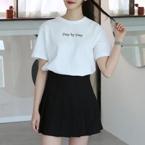 [코키코키] 데이바이데이 프린트 여성 반팔티 S~XL