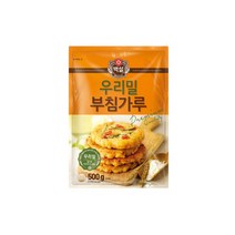 CJ 제일제당 백설 우리밀 부침가루 500g, 1개