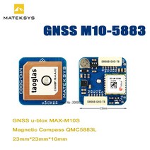 촬영용 카메라 드론 Matek 시스템 GNSS M10-5883 ublox GPS 나침반 QMC5883L MAX-M10S 모듈 FPV 레이싱 드, 한개옵션0