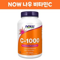 나우 비타민C 비타민씨 아스코르브산 로즈힙 함유 250정