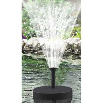 미니 분수대 태양광 워터텀프 분수대 꾸미기 정원 빛, 1.7W