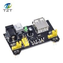 브레드 보드 과학 아두이노 빵판 3.3V/5V MB102 전원 모듈 MB-102 arduino 키트 65 점퍼 와이어 용 830 포인트 프로토 타입, [01] MB102 White