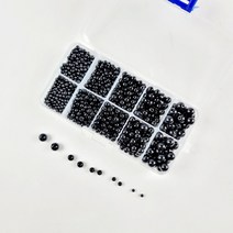 5사이즈)블랙 인형구슬눈 세트함