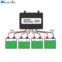 BE48 배터리 이퀄라이저 납산 리튬 스틸 인산염 니켈 카드뮴 이차 Ni MH 밸런스 4PCs 2*24V 0-10A, 한개옵션0