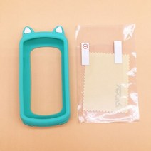 Garmin Edge 1040 용 새로운 만화 케이스 및 화면 보호기 GARMIN EDGE Solar GPS 컴퓨터 실리콘 커버 HD 소프트 필름, Green 1pc Film