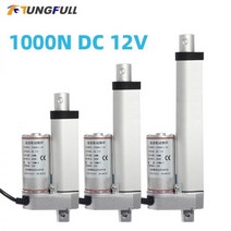 Mirco 전기 선형 액추에이터 100N/200N/300N/500N/700N/900N/1000N 모터 컨트롤러 DC 12V 미니 푸시 로드 퍼터 213292, [12] 24V 20mm 500N, [02] Stroke 30mm