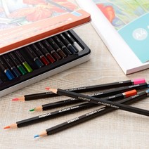 동아측기 [더웬트] 아카데미 칼라 팬슬(Academy Coloured Pencils), 24색
