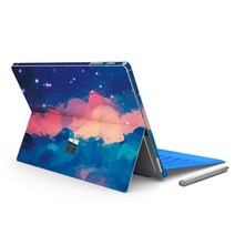 서피스독 Microsoft surface pro 9x8 surface go 3 뒷면 커버 스킨 스티커 프로텍터 용 3d 인쇄 비닐 스티커, 서피스 프로 8, qc 패턴 6