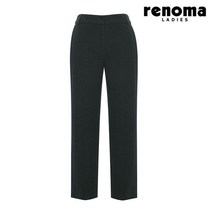 레노마레이디 섀도우 일자 핏 팬츠 패턴 그린 SY41SL050-TG