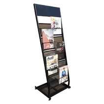 동광세이프티 5단 2열 카달로그꽂이 CH-202N, 검정색, 1개