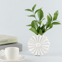 인테리어 오브제 달트 도자기 화병 11*11CM, 연핑크(추천)