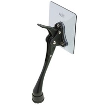 리폼플러스 무타공 대형 원터치말굽 접착식 도어스토퍼, 블랙(1개)