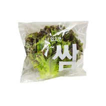 OPP 배달봉투 상추 포장 봉투 나없으면못쌈 175X200+40 (200장)
