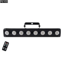 상업용조명 카페 상가 레이져 8x12w RGBW 4in1 긴 스트립 LED 벽 세탁기 무대 염색 조명 DJ 바 스트로브 빛, 02 미국 플매트 카펫 러그