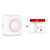 포토 프린터 LED 라이트 휴대용 HD 미니 라벨 블루투스 와이파이 열전사 인쇄 휴대폰 노트, style E+style E