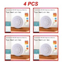 투야 와이파이 스마트 에어 박스 품질 모니터 CO2 센서 온도 계량기 VOC 자동화 경보 1 ~ 5 개, 04 Style A 4pcs