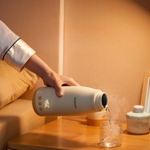 휴대용분유포트 분유 타는 기계 우유 데우기 포트기 일정한 온도 따뜻한 우유 외출용, A.[화이트]  316L 라이너