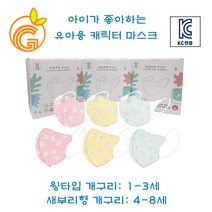 아이택 어린이 키즈 유아용1~8세 개별포장 30개입 입체형마스크, 윙타입 핑크 개구리 30매