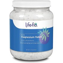 서플리먼트 LIFE-FLO 순수 마그네슘 플레이크 염화 마그네슘 염수 2 75 파운드 44 온스 B00B7V6ZLO, One Size, One Color, 수량, 상세참조