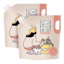 [가는입자] 집사공감 허브 향기 6.35kg 고양이 모래 2봉, 2봉(12%할인)