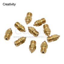 juki nozzle 5/10PCS CR-6 SE 노즐 Hotend 압출기 키트 Ender-3S1 MK8 0.3/0.4/0.5/0.6/0.8MM 3d 프린터 부, 03 0.5mm_01 5PCS