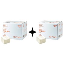 1+1 친환경 테이블냅킨 천연펄프 85매 총2박스 10 200매 대용량 식당 카페 레스토랑