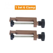 도웰 지그 라우팅 지그 프레임 시스템 트리밍 머신 밀링 그루브 조각 가이드 레일 가능한 브래킷 목공, 04 2pc G Clamp