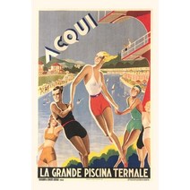 (영문도서) Vintage Journal Italian Spa Poster Paperback, Found Image Press, English, 9781648114342