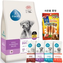 피니키 가수분해 강아지사료 + 만도 스페샬푸드4p 1개 & 사료샘플4개 증정, 2.5kg, 오리