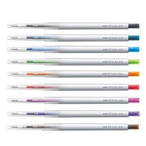 유니/스타일핏단색 UMN-139/0.38mm 중성펜, UMN-139-38 라임그린_5(잉크칼라)