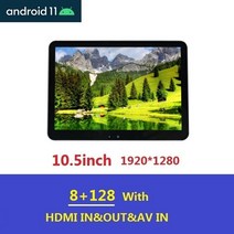 차량용모니터거치대 MEKEDE-자동차 후면 헤드레스트 플레이어 90 도 각도 회전 화면 안드로이드 11 PC 태블릿 모니터 지원 FM 블루투스 4K 비디오, [03] 10.5 8G 128G