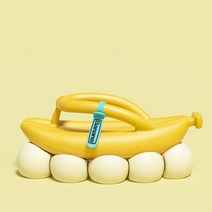 바나나 슬리퍼 원뿔템 발이편한 슬리퍼 남녀 공용 초경량 미끄럼 방지 안티 슬립 과일 여름
