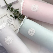 마이룸엔 햅번 부드러운 인견 바디필로우 안고자는 시원한 쿨 여름 롱 캔디 쿠션, 핑크(커버+솜)
