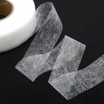 부직포 양면 안감 110cm 70 야드 접착 테이프 패치 워크 Interlinings 핫 멜트 스크린 필름 DIY 천 바느질 액세서리, 1cmx70yard
