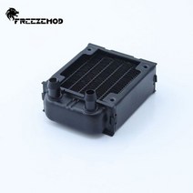 freezemod 608090mm 알루미늄 라디에이터 튜브 스레드 미니 열교환기 워터 쿨러 pc 방열판 알루미늄 워터 쿨러, 80mm