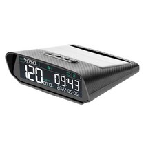 4세대카니발hud 카니발 hud 헤드업 디스플레이 자동차 x100 태양열 gps + beidou lcd 디지털 속도계 주행 거리계 고도 과속 경보 자동, 검은색